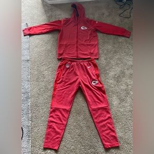 Chiefs Nike On Field Apparel Track Suit